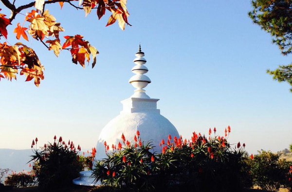 stupa sky