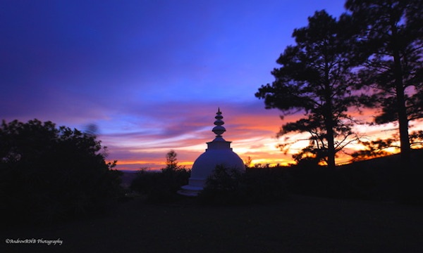 brc andrew brown stupa sunrise